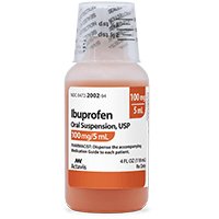 Ibuprofen Liquid Oral Suspension USP 100 mg / 5  .. .  .  